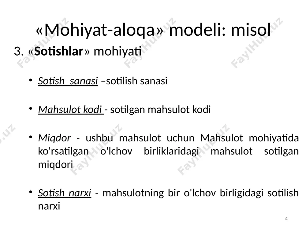 do'kon maxsulotlar sotuvi hisobini yuritish at - Page 4