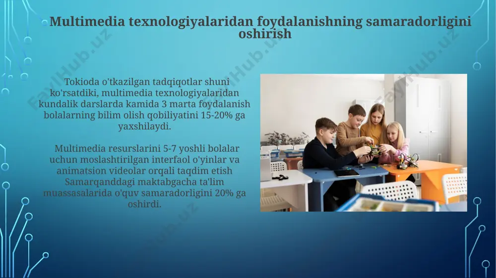 maktabgacha taʼlim tashkilotlarida multimedia texnologiyalarini joriy etish - Page 4
