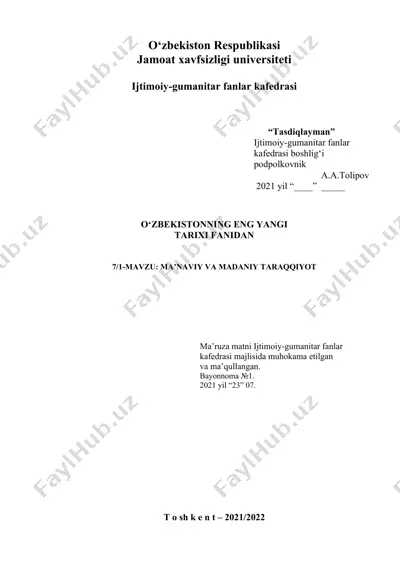 ijtimoiy-gumanitar fanlar kafedrasi matni — DOCX