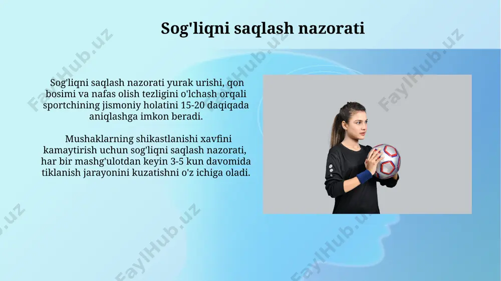 sport mashgulotlarida nazorat va uning turlari - Page 5