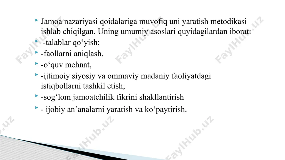 jamoani shakllantirishda istiqbol rejalari - Page 5