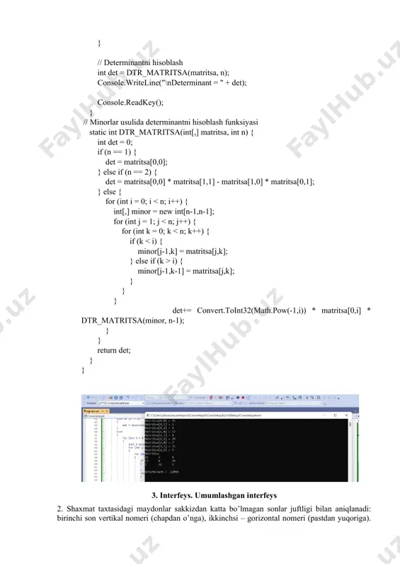 system; using system.collections.generic; using system.componentmodel; using system.data; using system.drawing; using system.linq; using system.text; using system.threading.tasks; using system.windows.forms; using static _8._2linq_texnalogiyasi.form1; namespace _8._2linq_texnalogiyasi { public partial class form1 : form { public list books = new list (10); public form1() { initializecomponent(); books.add(new book("sariq devning o'limi", "x. to'xtaboyev", "cho'lpon.", new datetime(2016, 7, 11))); books.add(new book("oila", "fitrat", "cho'lpon", new datetime(2009, 6, 8))); books.add(new book("ufq", "said ahmad", "cho'lpon", new datetime(2015, 8, 17))); books.add(new book("alvido bolalik", "tohir malik", "sharq", new datetime(2015, 4, 10))); books.add(new book("c# da dasturlash", "t. q. xojiyev i. o xajiyev", "uzmu", new datetime(1967, 5, 30))); books.add(new book("brave new world", "aldous huxley", "chatto & windus", new datetime(1932, 1, 1))); books.add(new book("the catcher in the rye", "j. d. salinger", "little, brown and company", new datetime(1951, 7, 16))); books.add(new book("the lord of the rings", "j. r. r. tolkien", "george allen & unwin", new datetime(1954, 7, 29))); books.add(new book("pride and prejudice", "jane austen", "t. egerton, …