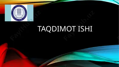 illyuziya va uning turlari tavsifi — PPTX
