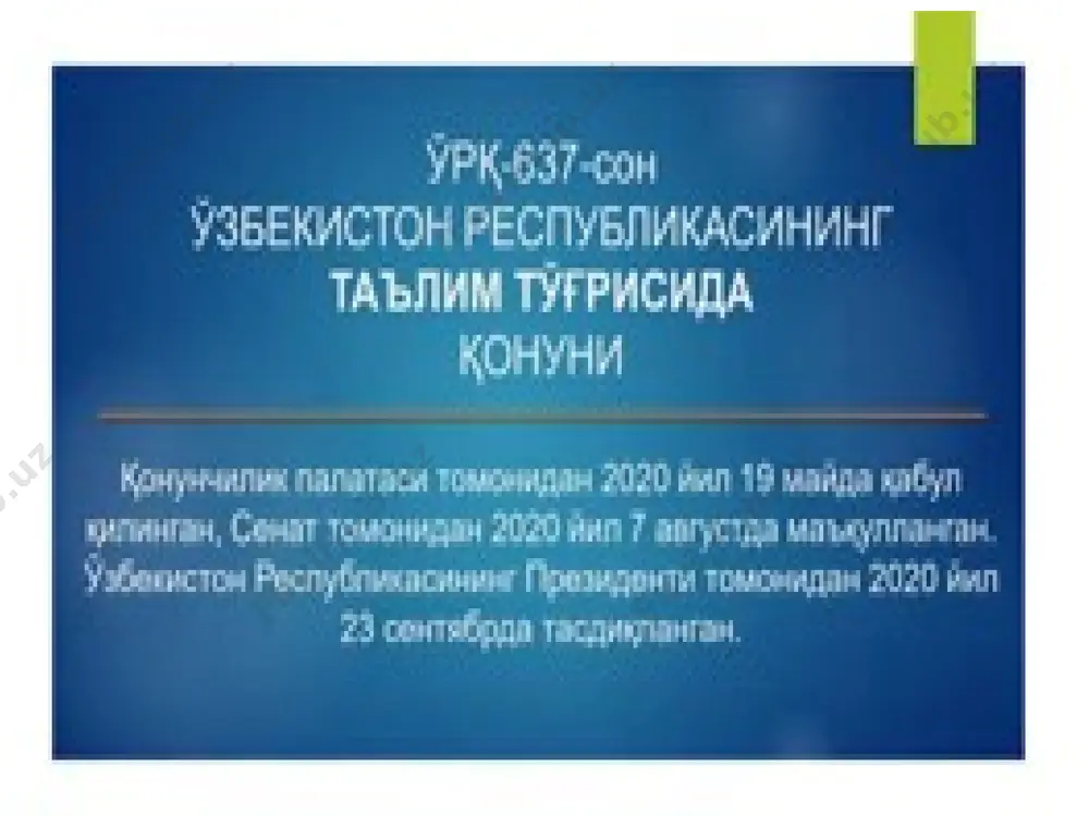 lom karimov 7 tariximida yashab o‘tgan buyuk allomalar, olim-u ulamolarning merosi o‘rganildi va tavallud kunlari nishonlandi yirik davlat arbobi, lashkarboshi va siyosatchilarning merosi tiklandi va ularning tarixdagi xizmatlari munosib baholandi yubileylar munosabati bilan ulug‘ ajdodlarimizning hayoti va faoliyati chuqur o‘rganildi, asarlari tarjima qilindi va butun dunyoga targ‘ib qilindi ma’naviyatimiz durdonalari bo‘lgan qadimiy shaharlarimizning yubileylarini nishonlandi yubiley munosabati bilan qadim shaharlarimiz, ulardagi tarixiy obidalar qayta ta’mirlandi va ular o‘xshashi yo‘q go‘zal qiyofaga ega bo‘ldi milliy bayramlar tiklandi, islomiy qadriyatlarga e’tibor qaratildi milliy urf-odat va an’analarga e’tibor berildi milliy tariximiz qaytadan yozildi o‘zbekistonda milliy ma’naviy qadriyatlarning tiklanishi boy tarixiy merosimiz milliy istiqlol g‘oyamizning asosini tashkil etdi. komil insonni tarbiyalashda tarixiy merosimiz yetakchi kuchga aylandi o’zbekiston tarixi 8 1997-yil - xiva va byxoro shaharlarining 2500 yillik yubileyi nishonlandi. 2002-yil – termiz shahrining 2500 yillik yubileyi nishonlandi. 2002-yil – shahrisabz shahrining 2700 yilligi nishonlandi. 2003 yil – nukus shahrining 70 yilligi nishonlandi va shahar …