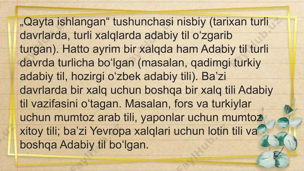 adabiy til – o‘zbek nutq madaniyatining asosi - Page 5
