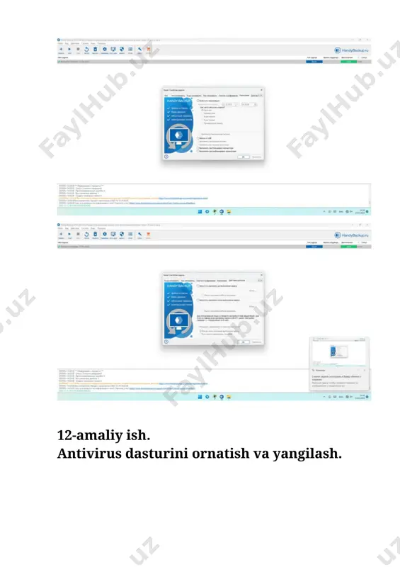 antivirus dasturini ornatish va yangilash - Page 2