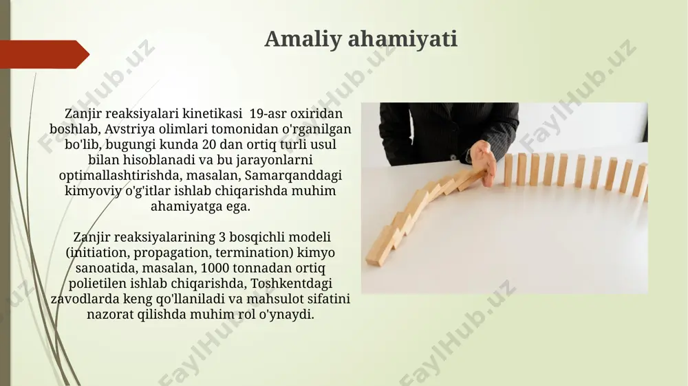 zanjir reaksiyalarning bosqichlari - Page 4