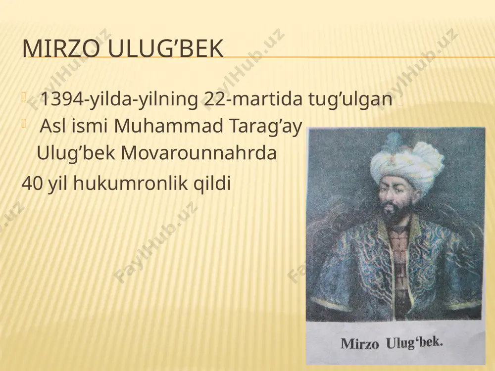mirzo ulug’bek va uning akademiyasi - Page 2