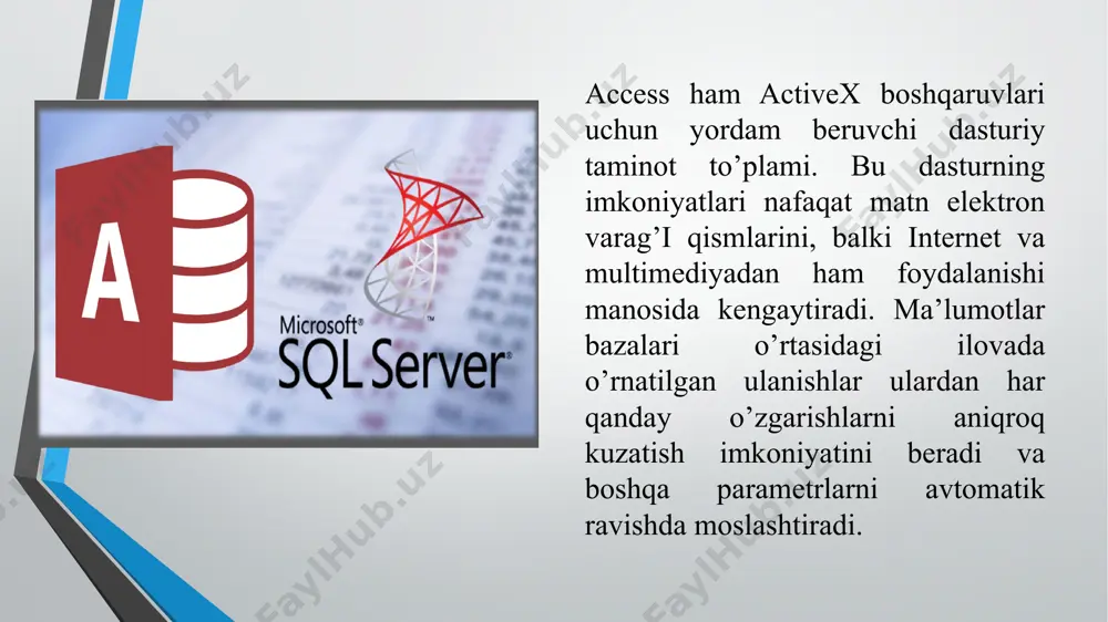 microsoft access dasturini ishlatish texnologiyalari - Page 5