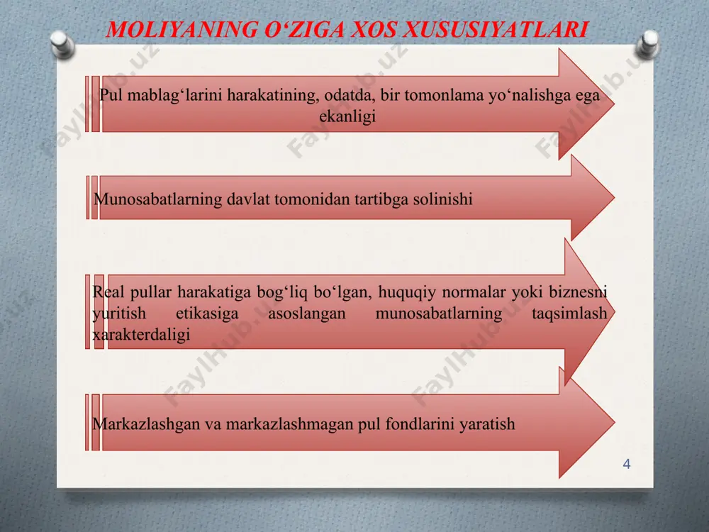 moliyaning mohiyati va funksiyalari - Page 4