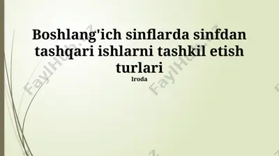 sog'lom turmush tarzini targ'ib qilish — PPTX