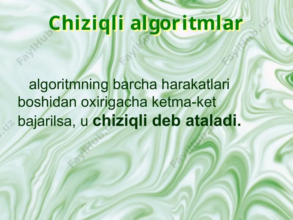 chiziqli algoritm vaularnitasvirlash usullari - Page 3