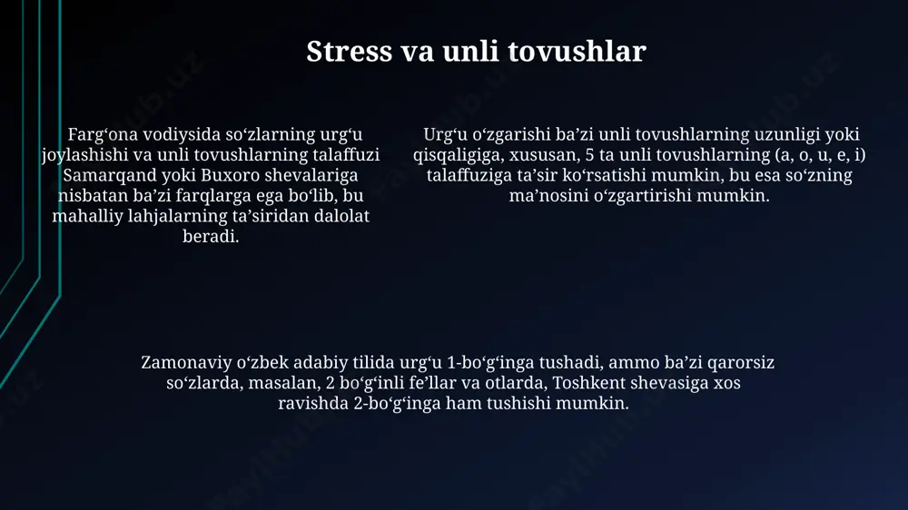 hozirgi o'zbek adabiy tili vokalizmi - Page 5