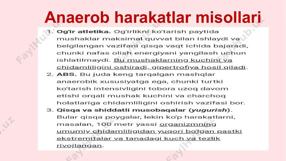anaerob jarayonlar orqali energiya hosil bo’lishi - Page 5