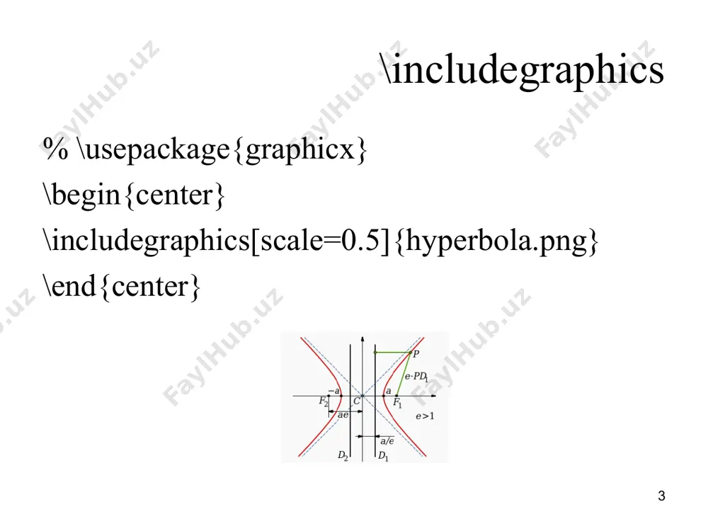 -- cycle; \end{tikzpicture} * tikz paketi rang, ottenka va zalivka misr uchburchagi % \usepackage[dvipsnames, svgnames, x11names]{xcolor} \begin{tikzpicture}[xscale=2.0, yscale=0.8] \fill[very thick, top color=skyblue, bottom color=orchid] (0,0) -- (3,0) -- (3,4) -- cycle; \end{tikzpicture} * tikz paketi rang, ottenka va zalivka misr uchburchagi % \usepackage[dvipsnames, svgnames, x11names]{xcolor} \begin{tikzpicture}[xscale=2.0, yscale=0.8] \fill[very thick, inner color=darkblue, outer color=gold] (0,0) -- (3,0) -- (3,4) -- cycle; \end{tikzpicture} * tikz paketi strelkalar vektorli qo'shish uchun parallelogramm qoidasi \begin{tikzpicture} \draw[thick, ->, red] (0,0) -- (4,0); \draw[thick, ->, red] (0,0) -- (1,3); \draw[ultra thick, ->, blue] (0,0) -- (5,3); \draw[dashed] (4,0) -- (5,3) -- (1,3); \end{tikzpicture} * tikz paketi strelkalar vektorli qo'shish uchun parallelogramm qoidasi \begin{tikzpicture}[>=latex] \draw[thick, ->, red] (0,0) -- (4,0); \draw[thick, ->, red] (0,0) -- (1,3); \draw[ultra thick, ->, blue] (0,0) -- (5,3); \draw[dashed] (4,0) -- (5,3) -- (1,3); \end{tikzpicture} * tikz paketi strelkalar vektorli qo'shish uchun parallelogramm qoidasi \begin{tikzpicture}[>=triangle 45] \draw[thick, ->, red] (0,0) -- (4,0); …