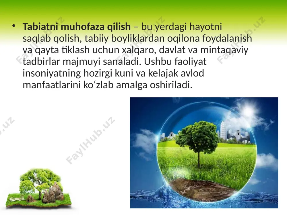 muhtoj bo‘lib qoldi. tmqhi tashabbusiga ko‘ra ilk bor 1966-yilda muhofaza qilinishi lozim bo‘lgan turlarni o‘z ichiga olgan xalqaro «qizil kitob» nashr etildi. o‘zbekistonning noyob va kamayib borayotgan o‘simlik va hayvonlari to‘g‘risidagi dastlabki ma’lumotlar 1979-yil ta’sis etilgan «qizil kitob»da o‘z aksini topgan. birinchi marta o‘zbekiston «qizil kitob»ining faunaga bag‘ishlangan qismi 1983-yil nashrdan chiqdi. «qizil kitob» – davriy nashr hisoblanadi. unga kiritiladigan o‘simlik va hayvon turlari tabiatni muhofaza qilish xalqaro ittifoqi taklif etgan tasnifga binoan 4 guruhga ajratiladi: yo‘qolgan yoki yo‘qolish arafasida turgan (jiddiy muhofaza talab etuvchi) turlar; yo‘qolib borayotgan (areali va soni kun sayin kamayib borayotgan, maxsus muhofazaga muhtoj) turlar; kamyob, bevosita yo‘qolish xavfi bo‘lmasa-da, kichik maydonlarda kamdan kam uchraydigan (muhofazaga muhtoj) turlar; muayyan vaqt davomida soni va tarqalgan maydonlari tabiiy sabablarga ko‘ra yoki inson ta’sirida qisqarib borayotgan (sonini nazorat qilib turish talab qilinadigan) turlar. «qizil kitob»ga kiritiladigan hayvon va o‘simlik turlari bo‘yicha taklifni ilmiy tekshirish muassasalari, davlat va jamoat tashkilotlari, …