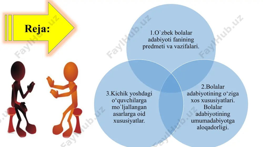 erak? bolalar adabiyotining o‘ziga xos xususiyatlari… a.a.makarenko bolalar uchun yozayotganda nima haqda yozish emas, balki qanday qilib yozishning muhimligida deb ko‘rsatgan. chindan ham bolalar uchun asar syujeti muhim, shu syujet qancha qiziqarli bo`lsa, bolalar uni shunchalik zavqlanib o`qiydilar. kichkintoylar asar g`oyasini ilg`ab olishga qiynaladilar. chunki u yoki bu asar g`oyasini ilg`ab olmoq uchun o`sha asar qaysi zamonda yozilgani va unda ifodalangan tarixiy sharoit xarakterini bilish, demakki, asarni davr kontekstida o`qib-o`rganish zaruriyatga aylanadi, bu murakkab jarayon, kichkintoylarning imkoniyatlari esa uni hazm qila olmaydi. davomi… sharl perroning mashhur «qizil shapkacha» ertagi har qancha sodda va quvnoq syujet asosida qurilgan bo`lmasin, ham bolalarni, ham kattalarni qiziqtirgani holda unda ifodalangan «qizil shapkacha» li go`zallarni (qizil shapkacha-go`zallik ramzi, unda francuz qizlarining umumlashma obrazlari ko`zda tutilgan) francuz burjuaziyasining shahvoniyatparastligidan (bo`ri qiyofasida fahshga mukkasidan ketgan burjuylar ko`zda tutilgan) ogohlantirishdan iborat g`oyani faqat asar ijod etilgan tarixiy davr mantiqidan uqa olgan kattalargina ilg`ashlari mumkin. asl mohiyat… o‘ziga xoslik …