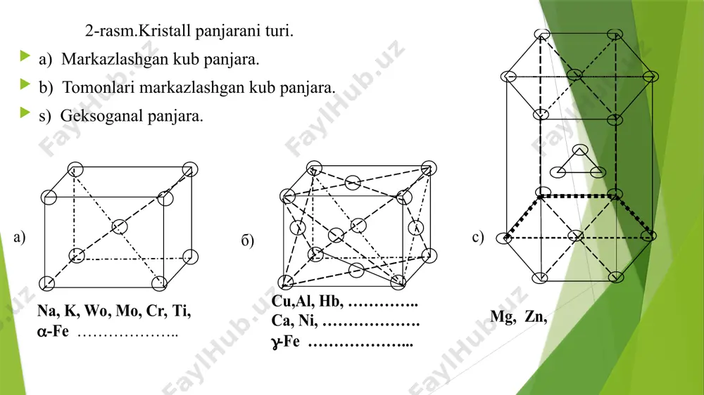 metallarni kristallanish jarayonini urganish - Page 4