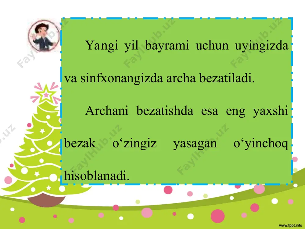 qorbobo ustaxonasida archa bezagini yasash 4 sinf - Page 2