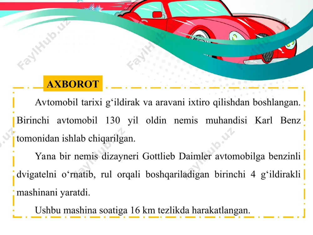 avtomobil modelini yasash 4 sinf - Page 4