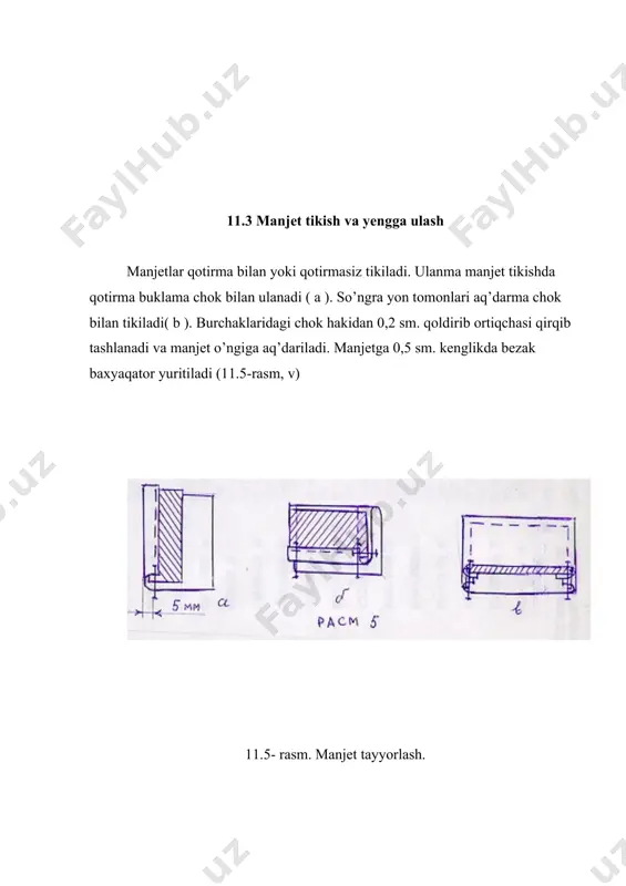 ayollar va erkaklar kuylagi yenglarilarini tikish - Page 5