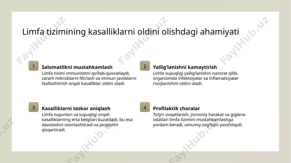 limfa tizimi va uning immunitetdagi roli - Page 5