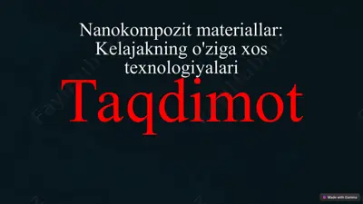 nanokompozit materiallar — PPT
