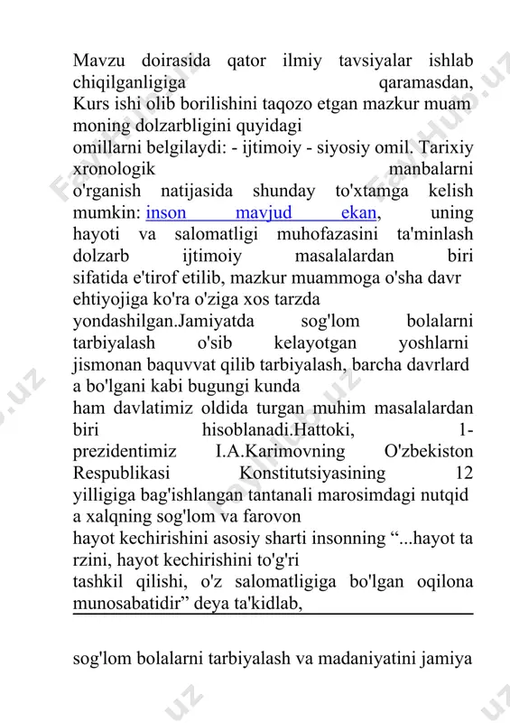 u pedagogik jarayonning mohiyatini chuqur bilib, yetuk va kamchiliklarini darhol bartaraf qilish choralarini ko'rishi lozim. maktabgacha ta'lim muassasasi mudiri xalq ta'limini boshqarish organlari tomonidan oliy ma'lumotga va 3 yildan kam bo'lmagan pedagogik ish stajiga ega bo'lgan yoki o'rta mahsus ma'lumotiga va 5 yildan kam bo’lmagan pedagogik ish stajiga ega bo'lgan shaxslardan tanlanadi. maktabgacha ta'lim muassasasida qadrlarni tanlash joy-joyiga qo’yish tarbiyalash bo'yicha ishni mehnat jamoasi maktabgacha ta'lim muassasasi kengashining faol ishtirokida ma'muriyat amalga oshiradi. maktabgacha ta'lim muassasasi rahbarlari qadrlarning kasb mahoratini, umumiy ta'lim mahoratini umumiy ta'lim va madaniy darajasini muntazam uyishtirib borishiga g’amxo'rlik qiladi: xodimlar malakasini hisobga olgan holda va maktabgacha talim muassasasi manfaatlaridan kelib chiqib, ularni ratsional va o'z vaqtida joydan-joyga ko'chirib turilishini ta'minlaydi. maktabgacha ta'lim muassasasida kadrlar rezervi shakllantirilib, ular bilan doimiy ish olib boriladi. mudira maktabgacha ta'lim muassasasining butun faoliyatiga rahbarlik qilib, u maktabgacha ta'lim muassasasini obodonlashtirish, ko'kalamzorlashtirish ishlariga rahbarlik qiladi. smeta bo’yicha xarajatlarini to'gri taqsimlash, muassasasini oziq …