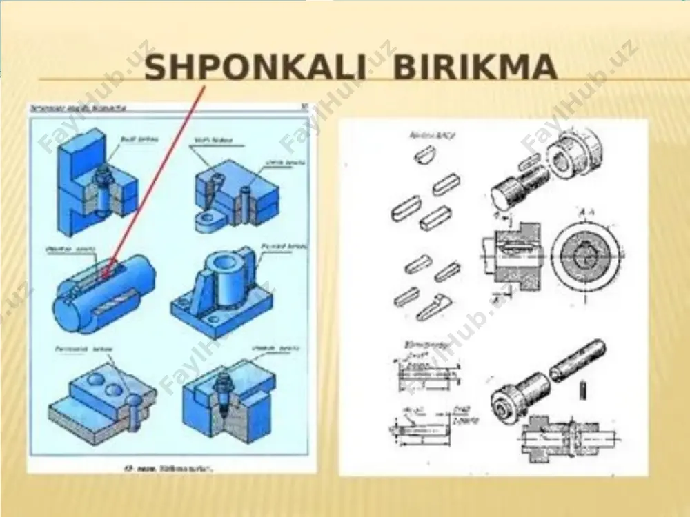 h ketma-ketligi tushuntiriladi. o‘zlashtiradi. iii-bosqich: 2-ish kunida bajariladigan yig‘ish ishlari: (160 daqiqa). nazorat qilib, ko‘rsatmalar berish. 15 ta yig‘ish ishlarini bajarish. iv-bosqich: yakuniy baholash. (20 daqiqa). baholash mezonlari to‘ldiriladi. kamchiliklar tahlil qilinadi. foydalanilgan adabiyotlar ro`yxati: safarov, r. “texnologik jarayonlar asoslari” – toshkent, “fan va texnologiya”, 2020. xolmatov, b. “mashina detallari va ularni yigʻish texnologiyasi” – toshkent, tdpu, 2021. abdullayev, o. “konstruktsiya va mexanizmlar asoslari” – toshkent, “oʻzbekiston milliy ensiklopediyasi”, 2018. alikulov, d.e., turg‘unboev, a., usmanova, x.a., jo‘raev, m.a., abduraxmonov, x.z. “mashinasozlik texnologiyasi, mashinasozlik ishlab chiqarishni jihozlash va avtomatlashtirish” – toshkent, 2022. image2.jpeg image3.png image4.jpeg image5.png image6.png image7.wmf image8.wmf image9.png 2 1 14 3 2 ìì /docprops/thumbnail.jpeg