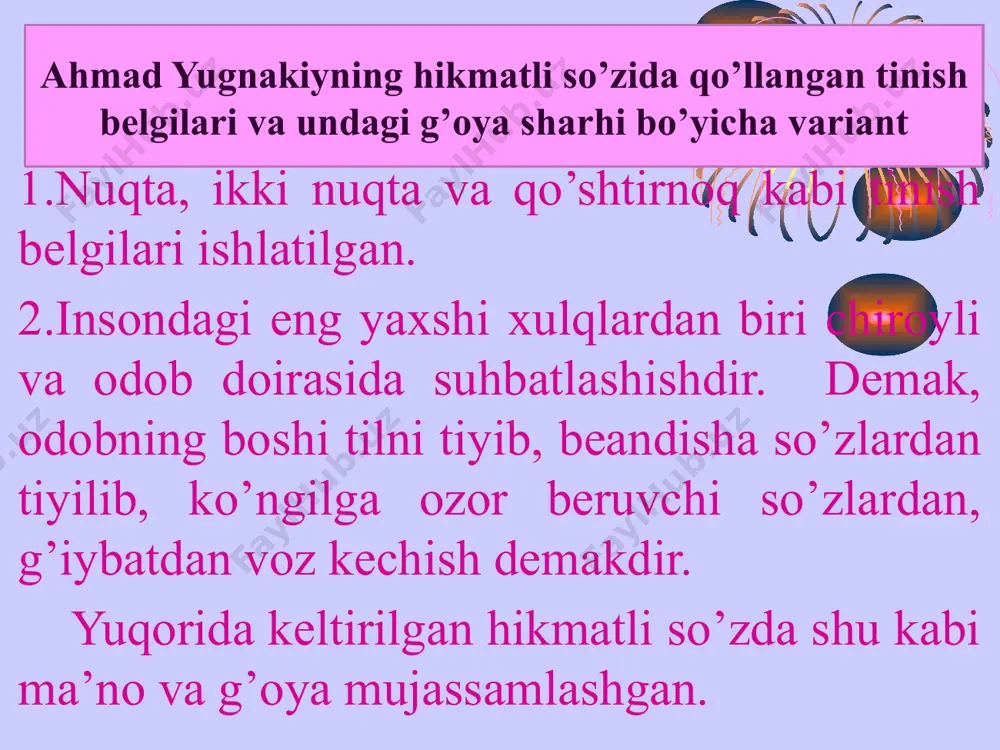 tinish belgilari va ularning yozma nutqdagi ahamiyati - Page 4
