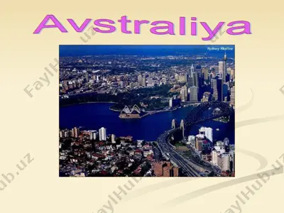 avstraliya — PPT