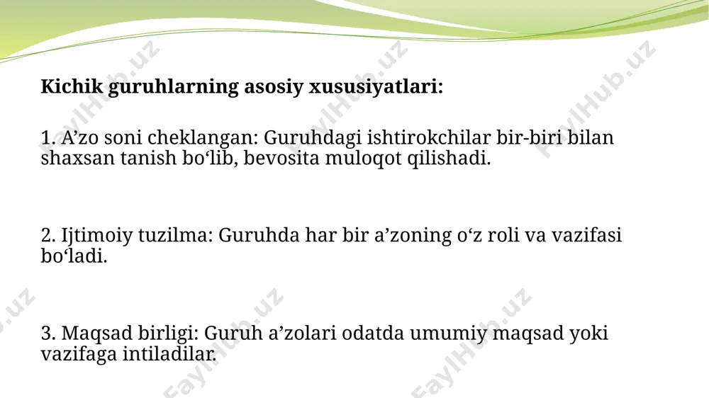kichik guruhlar psixologiyasi - Page 5