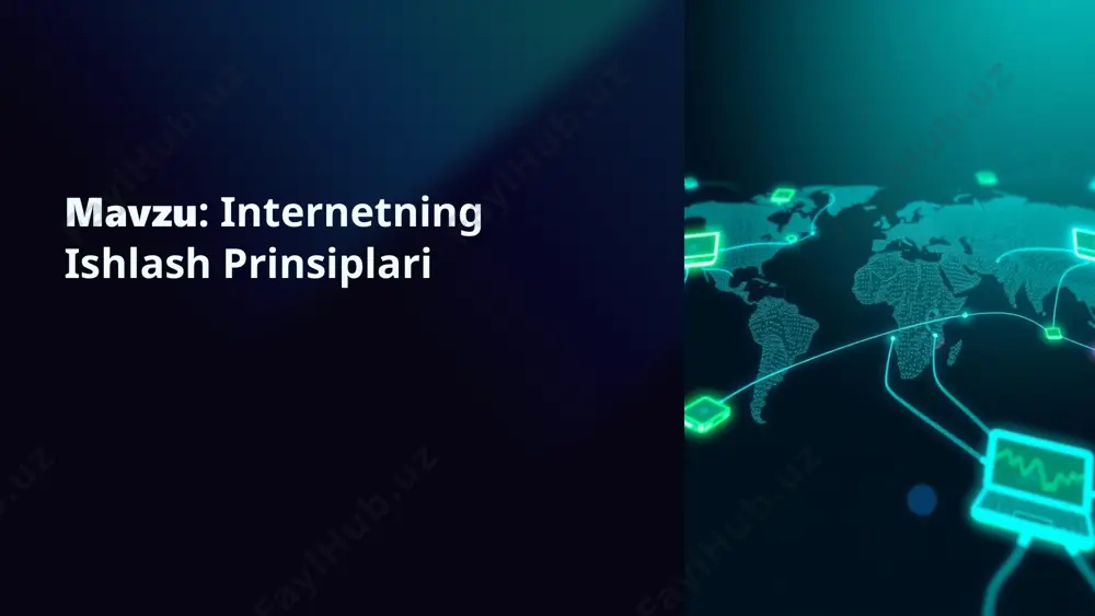 internetning ishlash prinsiplari - Page 2