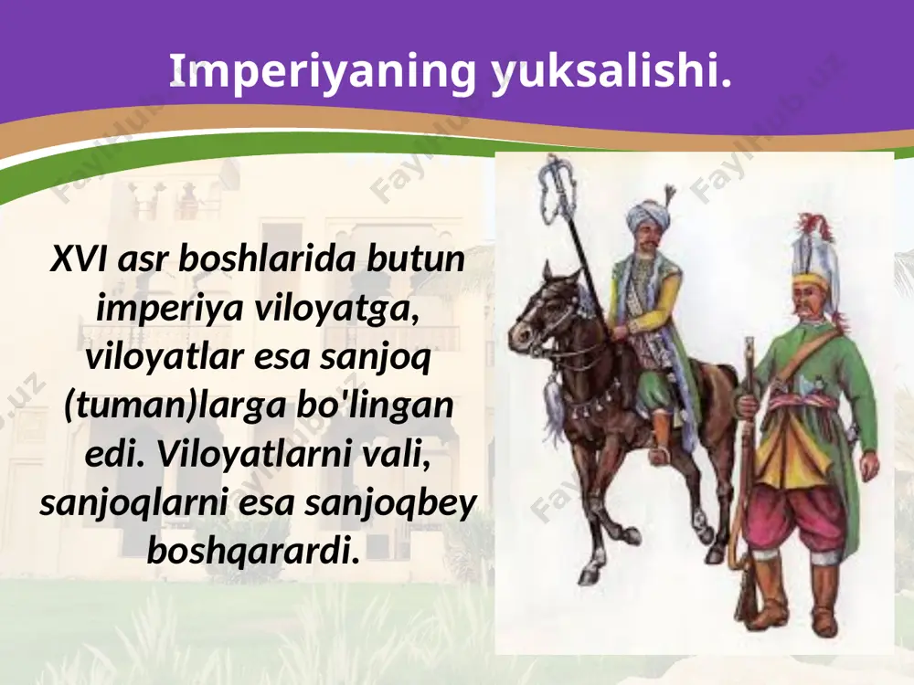 onavayron bo'lishi va ko'plab qochib ketishi xvi asr o'rtalaridan boshlab qishloq xo'jaligining inqirozga yuz tutishiga sabab bo'ldi. bu esa, o'z navbatida, ocharchilik ro'y berishiga olib keldi. yevropa davlatlariga qaramlikning boshlanishi. xvii asrning o'rtalaridan boshlab turkiyadagi ichki ahvol yana keskinlasha boshladi. davlat budjetida muntazam ravishda taqchillik holati yuz berdi. endi turkiyaning kuchsizlanishi jarayonini to'xtatishning oldini olish mumkin bo'lmay qoldi. yevropa davlatlari savdogarlariga juda katta yengillik va imtiyozlar berila boshlandi. masalan, fransiya savdogarlari uchun atigi uch foiz miqdorida bojxona to'lovi joriy etildi. natijada turkiya bozorlari yevropa tovarlariga to'ldirib tashlandi. turkiya tashqi siyosatda borgan sari, birinchi navbatda, angliya va fransiya bilan yaqinlasha boshladi. sultonlar nazdida ular turkiyaning rossiyaga qarshi kurashida ittifoqchilari bo'lishlari kerak edi. turkiya xviii asrda rossiya bilan bir necha bor urushga kirdi, biroq bu urushlarda turkiya yengildi. mag'lubiyat turkiyada hukm surayotgan o'rta asrlarga xos munosabatlarning butunlay chiriyotganligining namoyishi bo'ldi. savol va topshiriqlar 1. xvi asr usmonli turklar (turkiya) imperiyasi tarixida qanday …