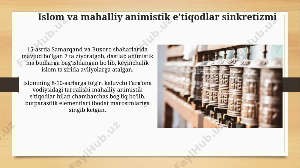 islom va boshqa dinlarning sinxretizmi natijasida yuzaga kelgan ta’limotlar - Page 5