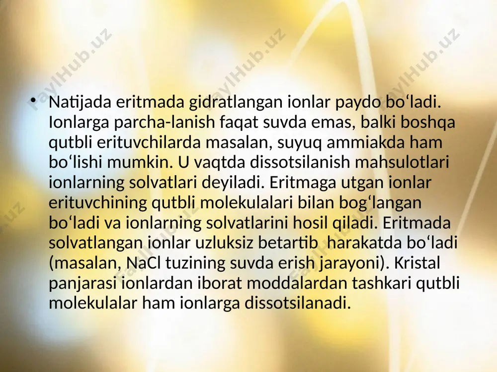 organizmning biologik suyuqliklari elektrolitik va noelektrolitlar eritmalar sifatida - Page 5