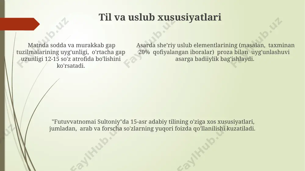 futuvvatnomai sultoniyning tahlili va tahriri - Page 5