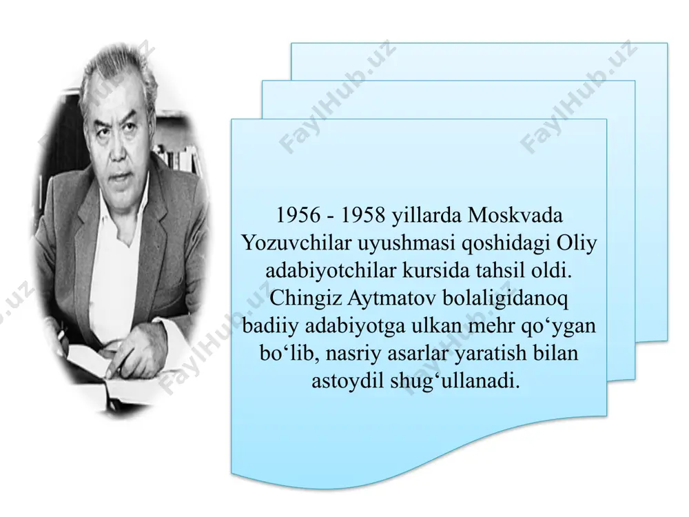 chingiz aytmatov hayoti va ijodi - Page 4