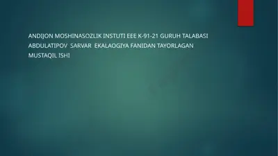 biosfera tuzilishi va vazifasi — PPTX