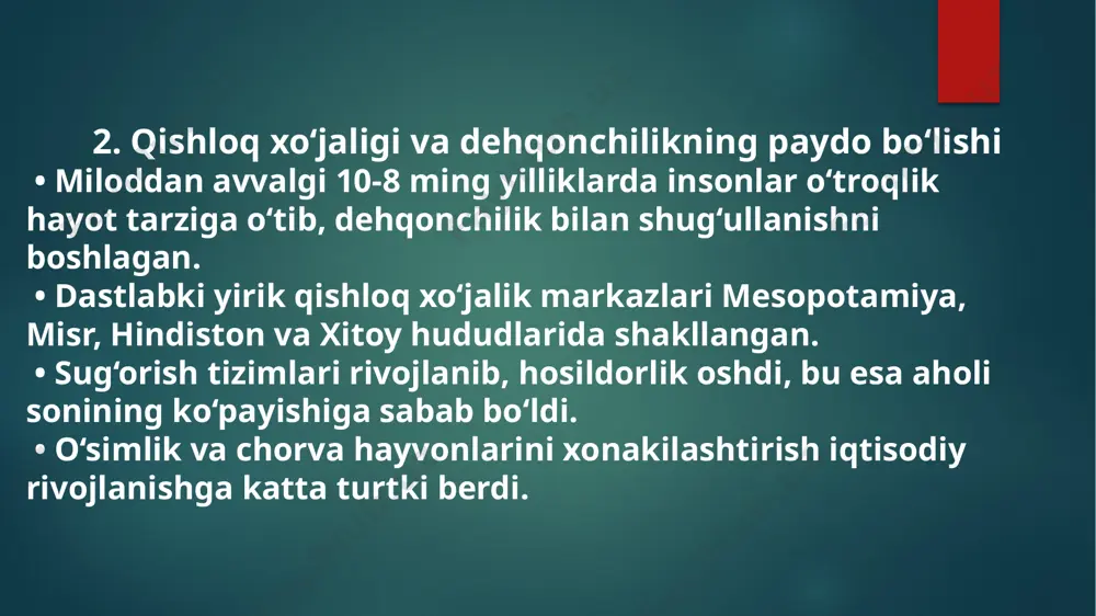 angan: • axborot texnologiyalari (it), dasturiy ta’minot ishlab chiqarish • sun’iy intellekt va robototexnika • innovatsion tadqiqotlar va startaplar 🔹 mamlakatlar misolida: • aqsh (silicon valley), hindiston – it va dasturiy ta’minot markazlari • xitoy, yaponiya – robototexnika va sun’iy intellekt sohasida yetakchi xalqaro iqtisodiy tashkilotlarning o‘rni xalqaro iqtisodiy tashkilotlar dunyo iqtisodiyoti barqarorligini ta’minlash, savdo-sotiqni tartibga solish va moliyaviy yordam ko‘rsatish uchun tashkil etilgan. ushbu tashkilotlar global iqtisodiy muammolarni hal qilish, iqtisodiy siyosatni muvofiqlashtirish va xalqaro hamkorlikni rivojlantirishda muhim rol o‘ynaydi. 1. xalqaro iqtisodiy tashkilotlarning asosiy vazifalari ✅ savdo va iqtisodiy aloqalarni tartibga solish ✅ moliyaviy barqarorlikni ta’minlash ✅ rivojlanayotgan davlatlarga iqtisodiy yordam berish ✅ jahon bo‘ylab investitsiyalarni rag‘batlantirish ✅ iqtisodiy o‘sish va innovatsiyalarni qo‘llab-quvvatlash 2. eng muhim xalqaro iqtisodiy tashkilotlar 1️⃣ jahon savdo tashkiloti (wto – world trade organization) tashkil etilgan yili: 1995 bosh qarorgohi: jeneva, shveytsariya asosiy maqsadi: • dunyo bo‘ylab erkin va adolatli savdo-sotiqni ta’minlash • davlatlar …