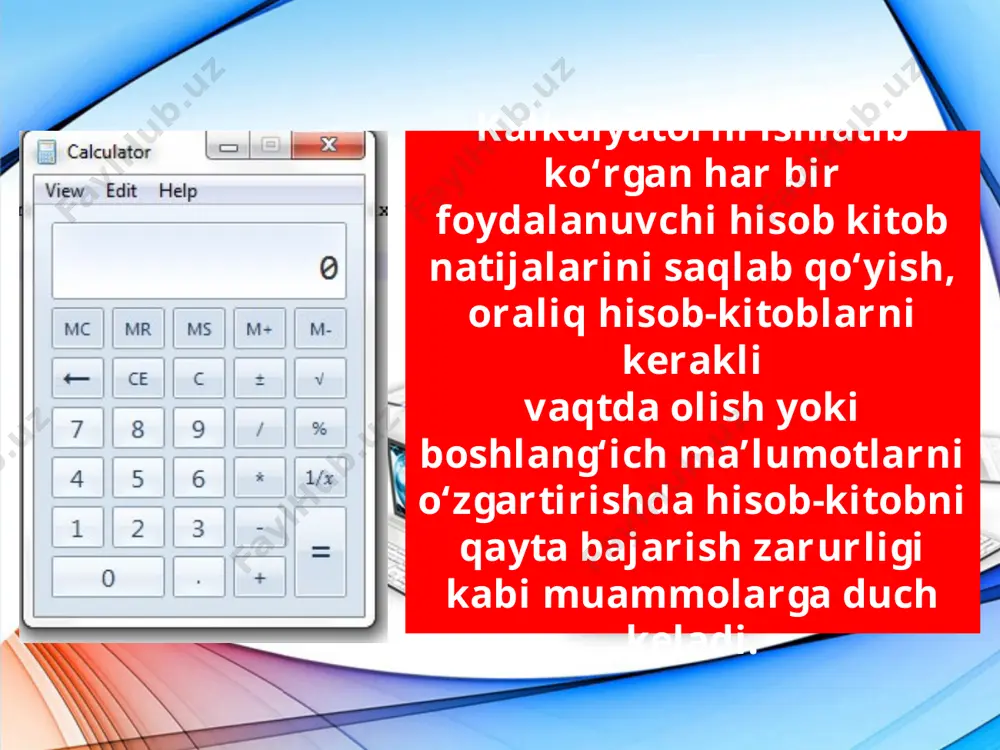 elektron jadvalning vazifalari va imkoniyatlari 8-sinf - Page 5