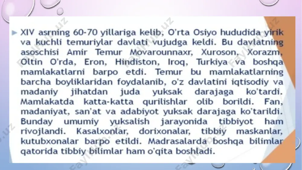 temur va temuriylar davridagi tibbiyot - Page 3