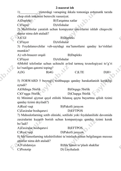 kompyuter grafikasi — DOC