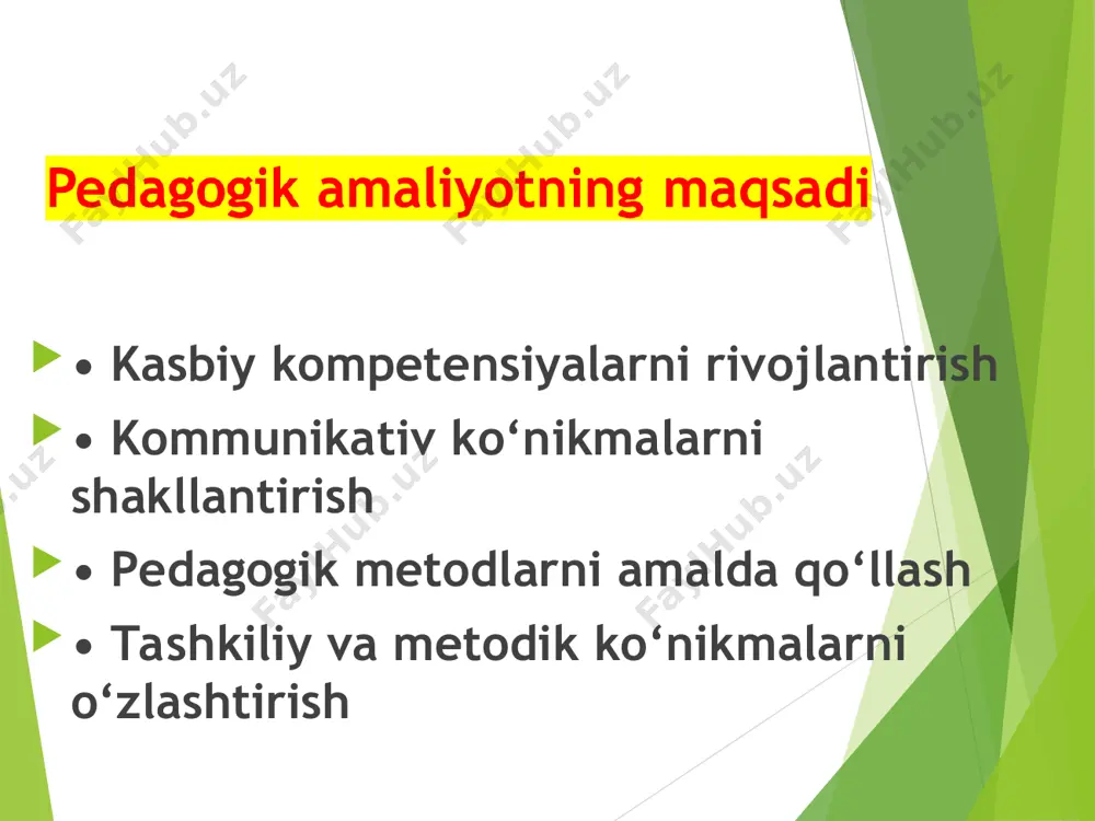 pedagogik amaliyotning asosiy tushunchalari - Page 5
