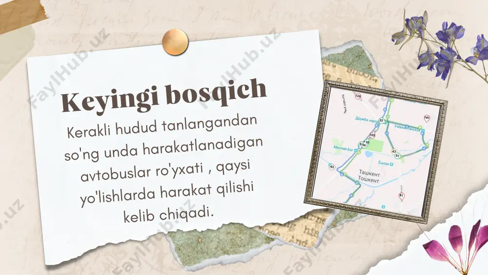avtobus harakatini kuzatish va yo'nalishlarni boshqarish tizimi - Page 5