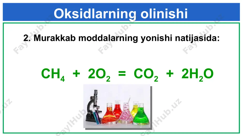 oksidlarning olinishi va xossalari - Page 3