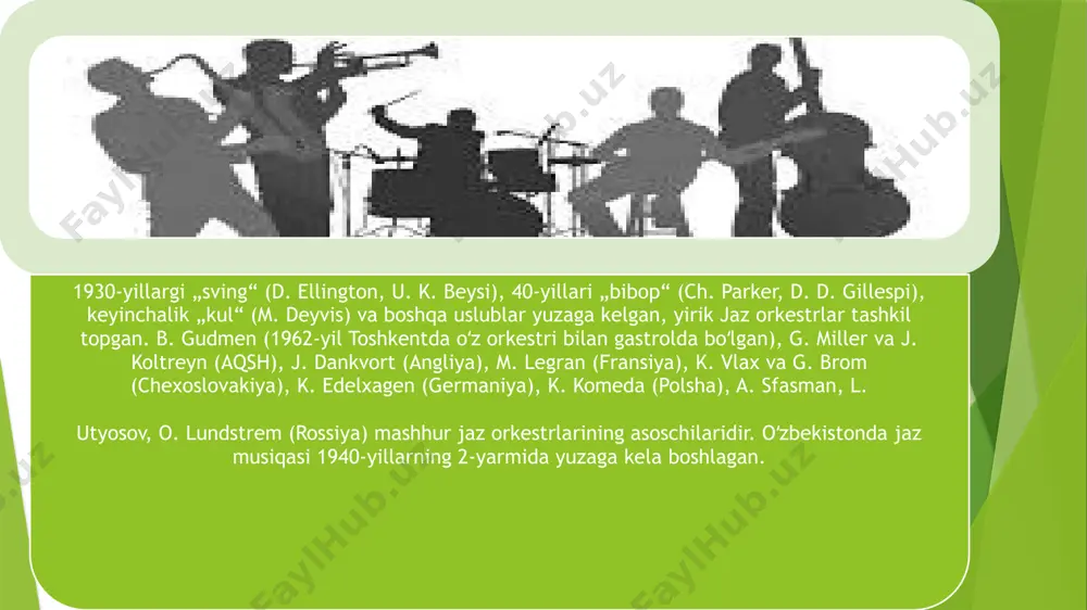 jaz musiqasi.(tinglash,taxlil qilish ,ijro qilish) - Page 4