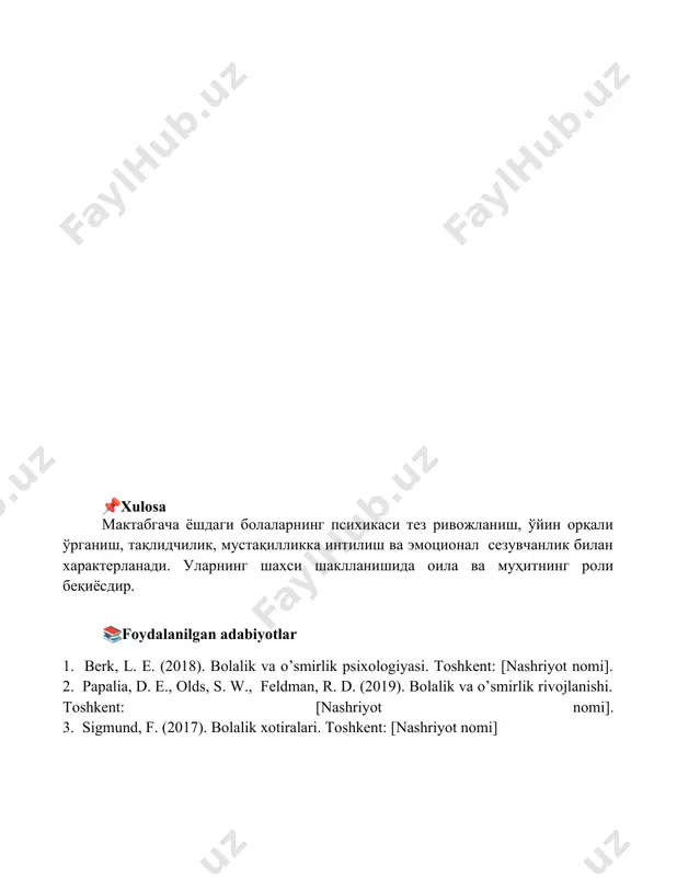 maktabgacha yoshdagi bolalar psixikasi xususiyatlari - Page 5