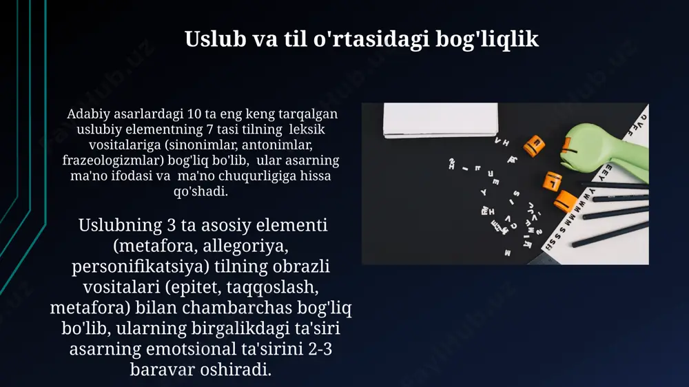 badiiy usluv va lingvistik xususiyatlari - Page 3