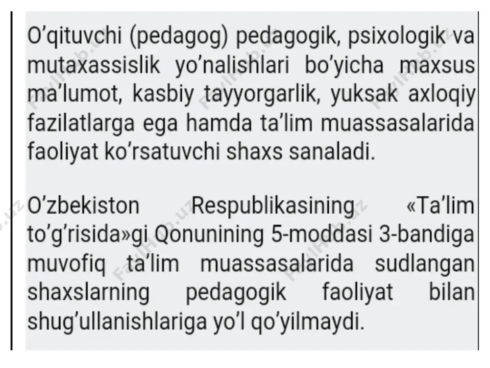 satimova layloning tarbiya fanida mustaqil ishi - Page 5
